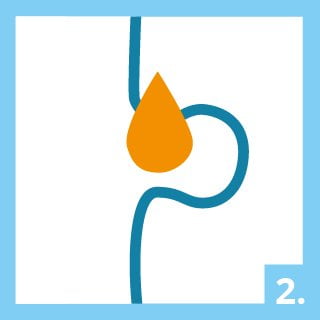 Aplica a cola para puzzles na face da imagem, usando a esponja aplicadora