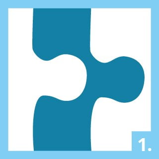 Coloca o puzzle fotográfico terminado com a face da imagem para cima sobre uma superfície impermeável