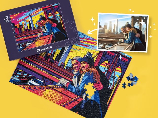 Puzzle personalizado AI Art
