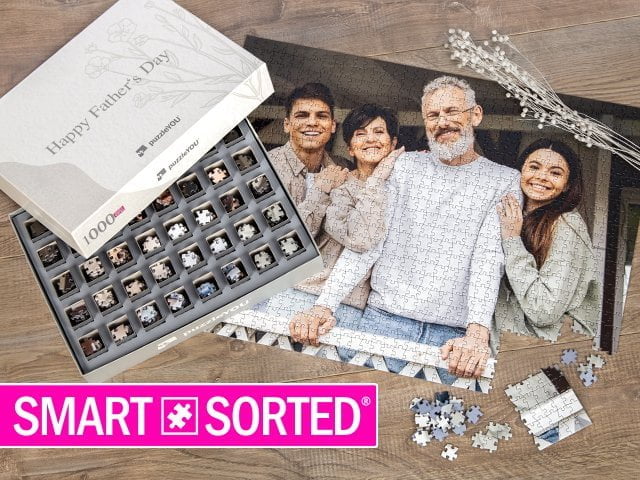 puzzle surpresa para o Dia do Pai