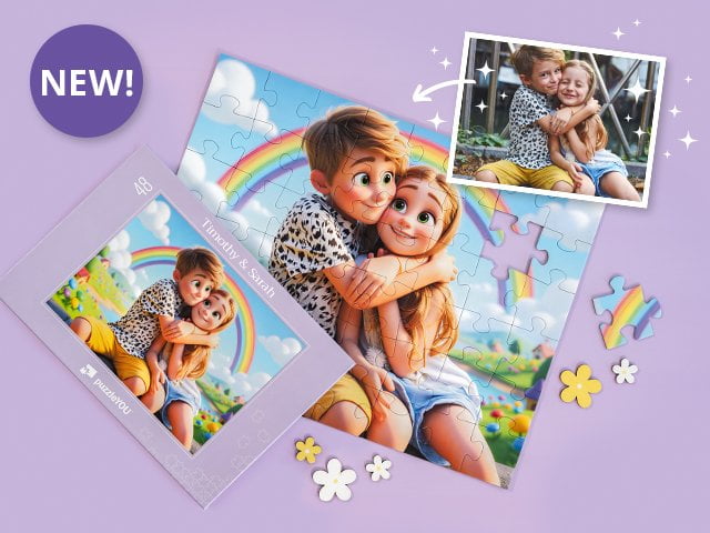 Puzzle personalizado AI Art