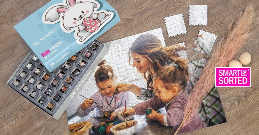 puzzle surpresa para a Páscoa